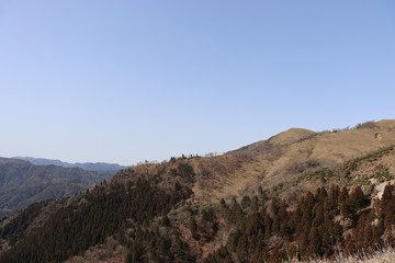 竜ヶ岳　日本　景色　山