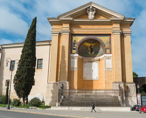 Fototapeta na wymiar Capilla de San Lorenzo en San Juan de Letrán, Roma Italia 