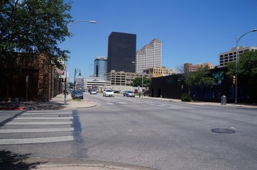 It is a photograph of Austin Townscape in Texas.