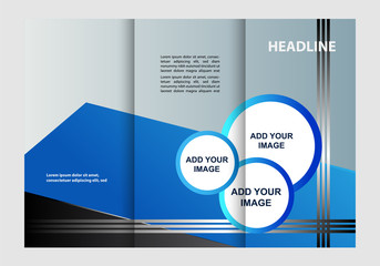 Brochure design template abstract 
