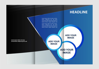 Brochure design template abstract 

