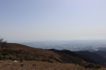 竜ヶ岳　日本　景色　山