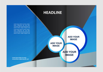 Brochure design template abstract 
