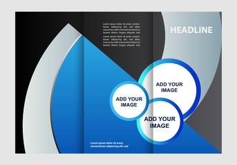 Brochure design template abstract 
