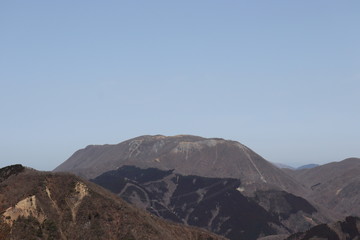 竜ヶ岳　日本　景色　山