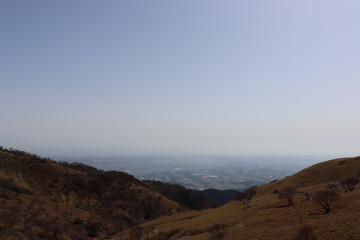 竜ヶ岳を登山した時の景色