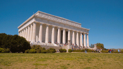 Famous landmark in Washington DC - The Lincoln Memorial