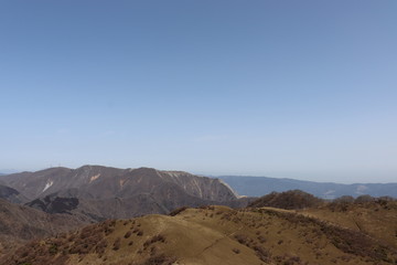 竜ヶ岳を登山した時の景色