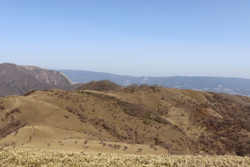 竜ヶ岳を登山した時の景色