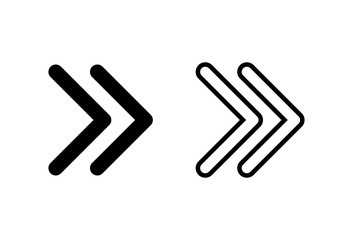 Obraz premium Arrow icons set on white background. Arrow symbol. Arrow vector icon