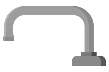 A faucet isolated vector illustration.