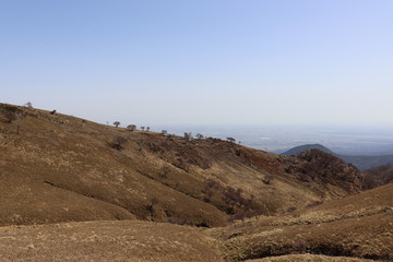 竜ヶ岳を登山した時の景色