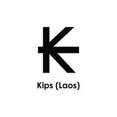 Fototapeta na wymiar kips currency symbol vector