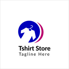t-shirt hanger logo store