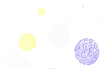 Light Blue, Red vector backdrop with dots.