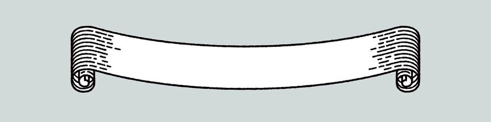 ビンテージ　リボン　バナー