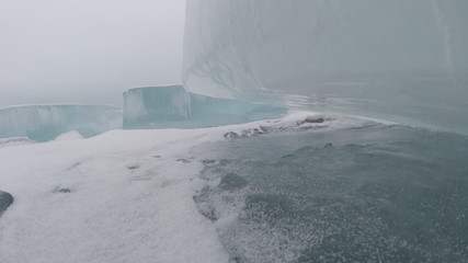 Зимняя красота озера Балхаш и города Приозёрск