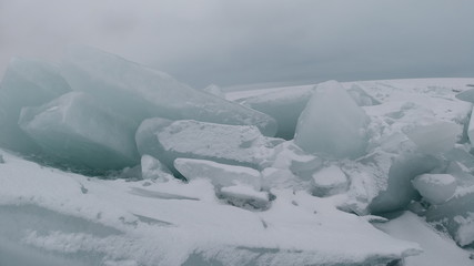 Зимняя красота озера Балхаш и города Приозёрск