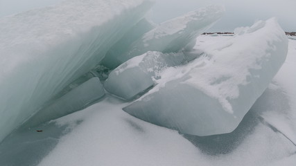 Зимняя красота озера Балхаш и города Приозёрск