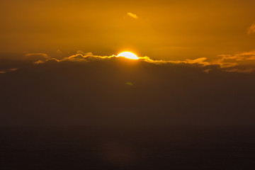 sunrise over the mountain