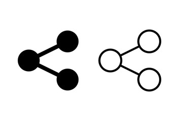 Share icons set. Share vector icon