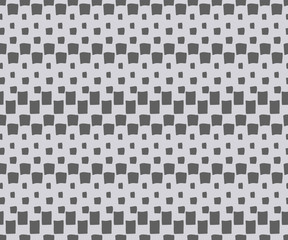 Seamless pattern with hand drawn squares, doodle. Vector illustration. EPS 10