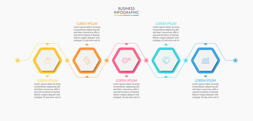 Business data visualization. timeline infographic icons designed for abstract background template milestone element modern diagram process technology digital marketing data presentation chart Vector
