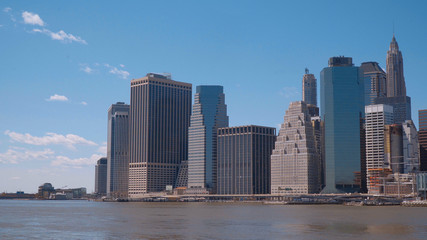 Fototapeta na wymiar Financial District of Manhattan