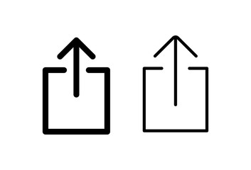 Upload icons set. Upload sign icon. Upload button. Load symbol.