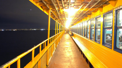 Staten Island Ferry at night