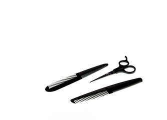 Hairdresser tool isolated against a white background.