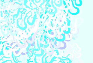 Light Pink, Blue vector backdrop with wry lines.