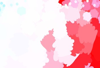 Obraz premium Light Blue, Red vector texture with abstract forms.