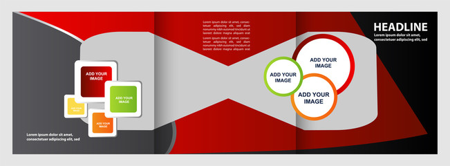 Corporate Business Tri-Fold Mock up & Brochure Design
