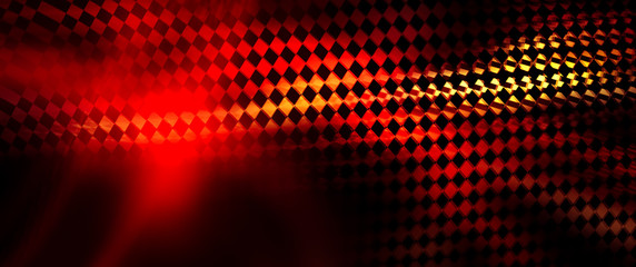 Fototapeta premium Abstract background. It contains elements of the checkered flag, suitable for design of the categories of speed, rally, sports. 