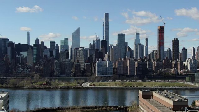 Long Island City Waterfront, Queens during Coronavirus Outbreak, March 2020