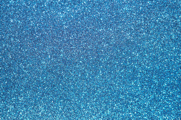 Obraz premium blue bokeh glitter texture christmas abstract background