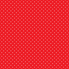 White dots on a red background. Pixels backdrop.