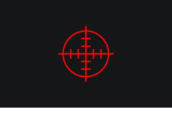 Target or aim, targeting or aiming Vector Illustration 