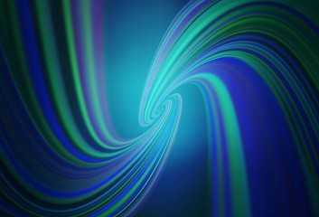 Light BLUE vector template with wry lines. Colorful illustration in abstract style with gradient. New composition for your brand book.