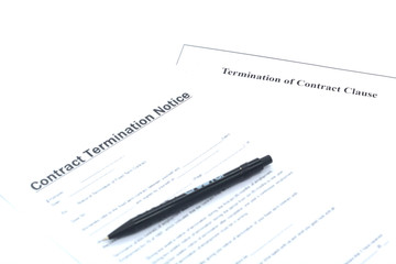 Termination of Contract document.contract termination due to COVID-19 or coronavirus disease