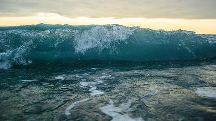 Black Sea in Abkhazia in the summer