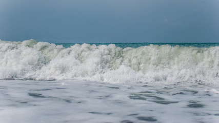 Black Sea in Abkhazia in the summer