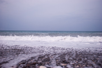 Black Sea in Abkhazia in the summer