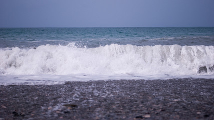 Black Sea in Abkhazia in the summer