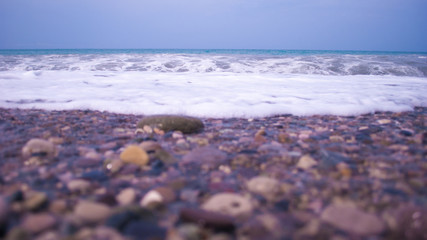Black Sea in Abkhazia in the summer