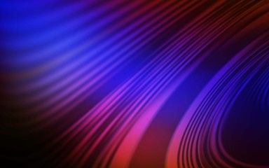 Dark Blue, Red vector texture with wry lines. Modern gradient abstract illustration with bandy lines. Template for cell phone screens.