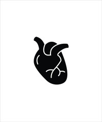 human heart flat icon,vector best illustration design icon.