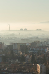 City Maribor in Slovenia view of the city in the morning