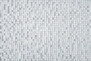 Abstract white background made of cubes, modern graphic design. 3D render, 3D illustration. copy space.